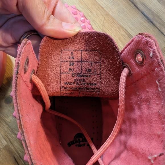 RARE Doc Martens Pink Spike - Picture 2 of 4